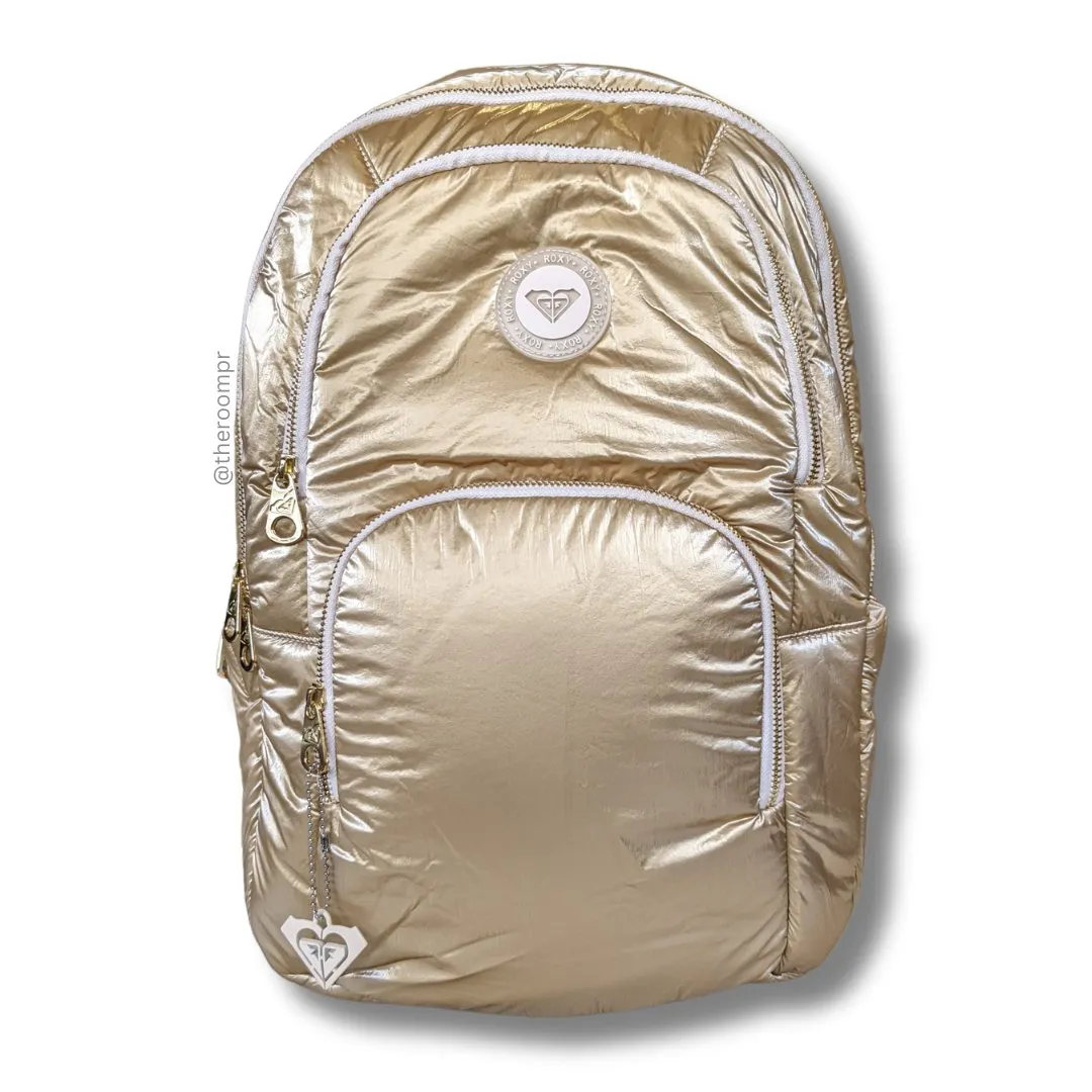 Roxy "Huntress Solid" Backpack - Metallic Gold