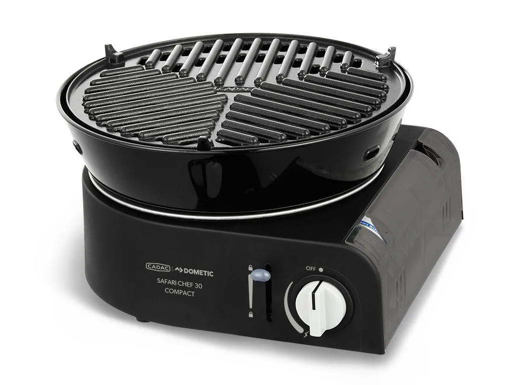 Safari Chef 30 Compact/Portable 6 Piece Gas Barbeque/Camp Cooker