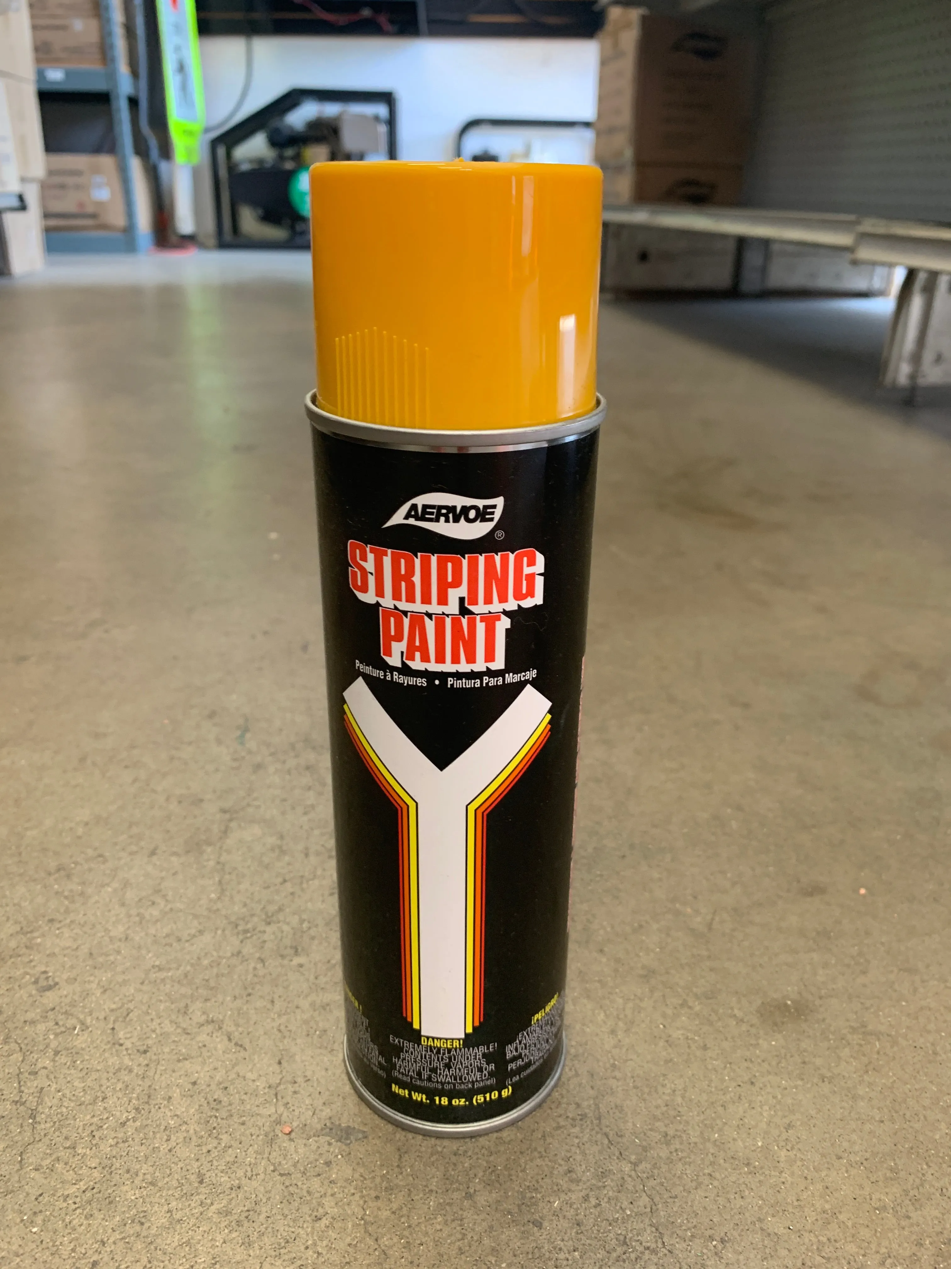 STRIPING PAINT SPRAY YELLOW