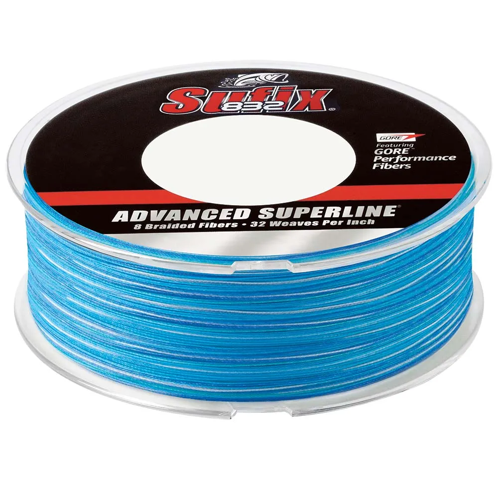 Sufix 832 Advanced Superline 6lb Braid Fishing Line, 600 Yards in Coastal Camo Design