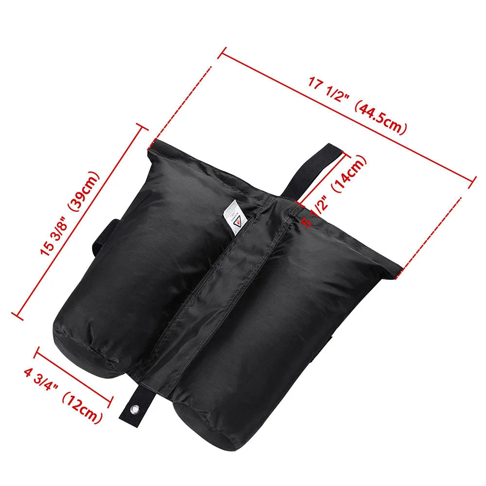 TheLAShop 4pcs Universal Canopy Weight Bags w/ Anchor Hole for Instant Tents