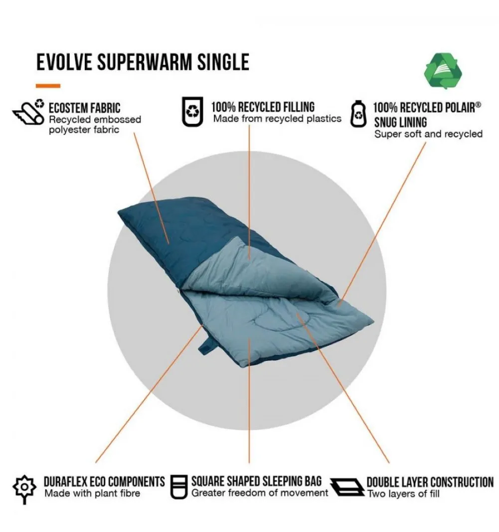 Vango Evolve Superwarm Single Sleeping Bag