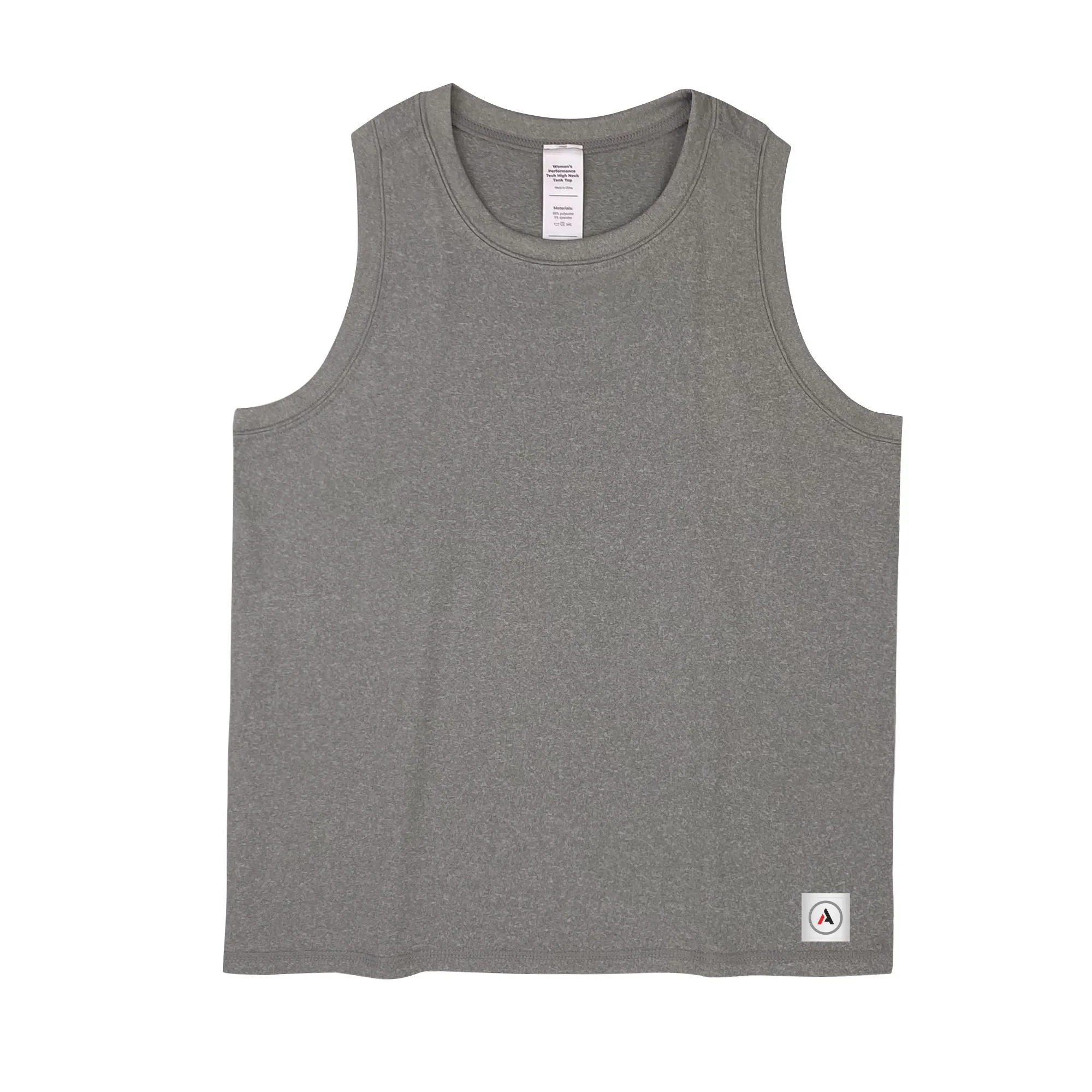 Women's High Neck Crop Tank