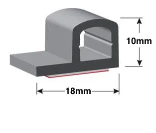 X-2468HT Self Adhesive EPDM P-Seal